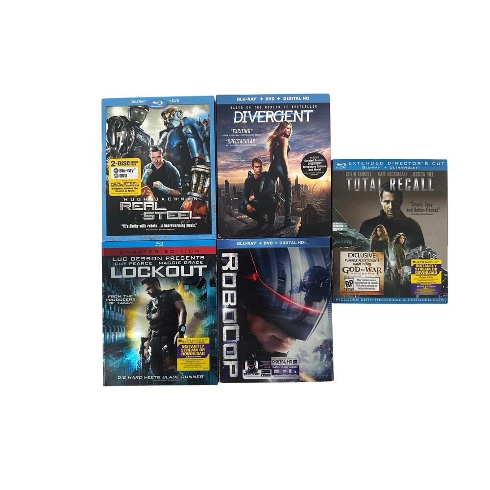 Future Sci-fi Action Blu-ray DVD lot (5)